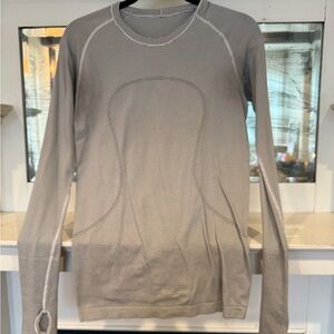 Lululemon Athletica Black and White Striped Top